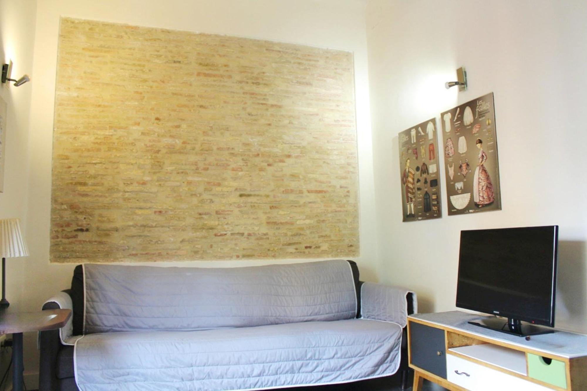 Apartamento Reformado Cerca De La Plaza Redonda Valencia Eksteriør billede